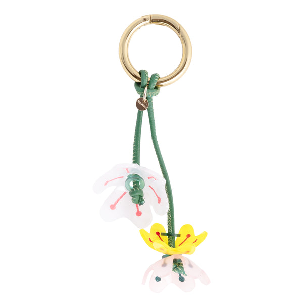 Chaveiro para bolsa de flores.